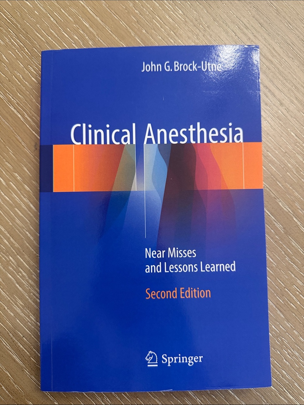 Springer Clinical Anesthesia Second Edition - Blue & Orange Cover